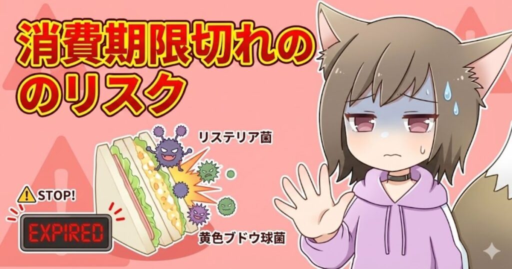 消費期限が切れた商品を食べる際の具体的なリスク