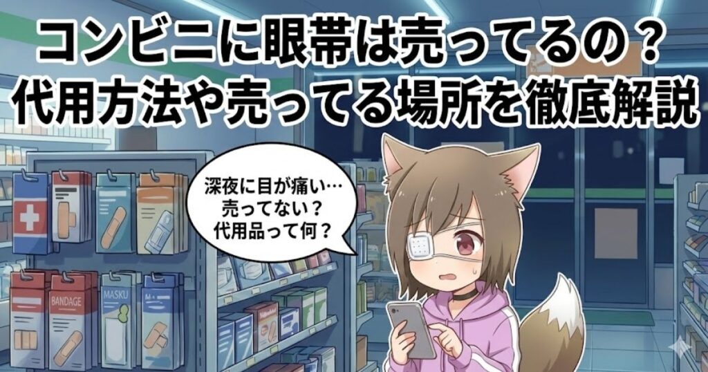 眼帯ををしている女性