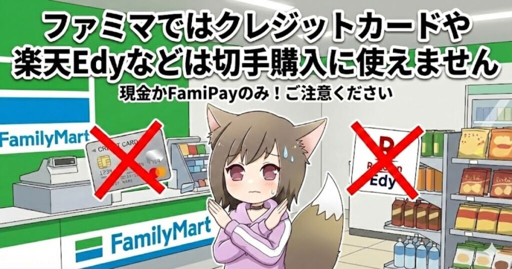 クレジットカードや電子マネーが使えない