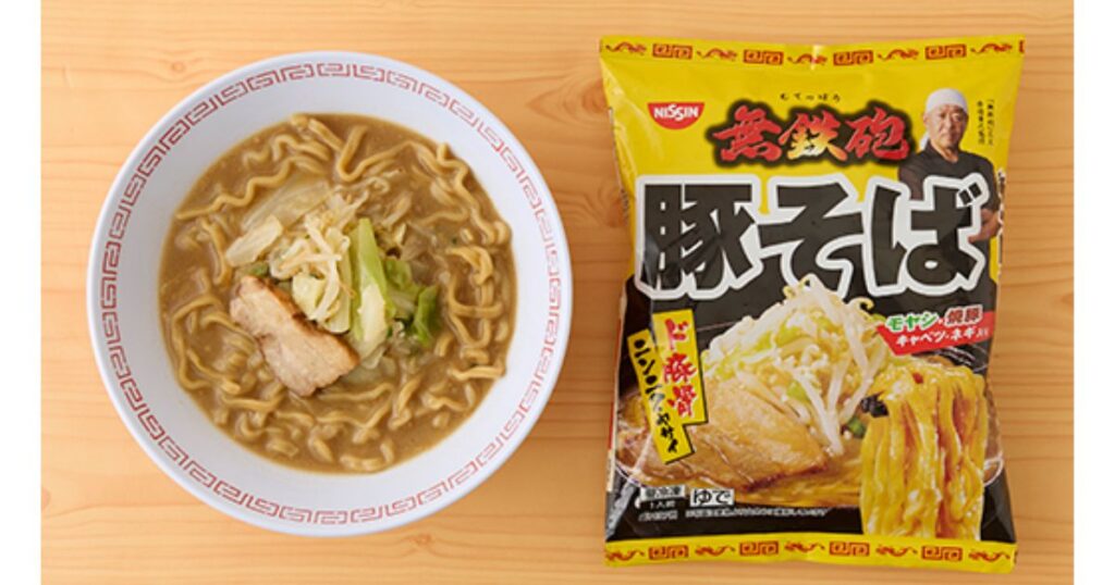 ローソンの無鉄砲豚そば