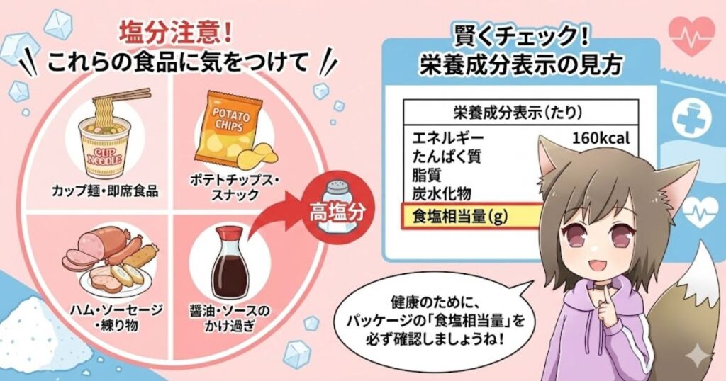 妊娠中や高血圧の方でも安心な食事の基準