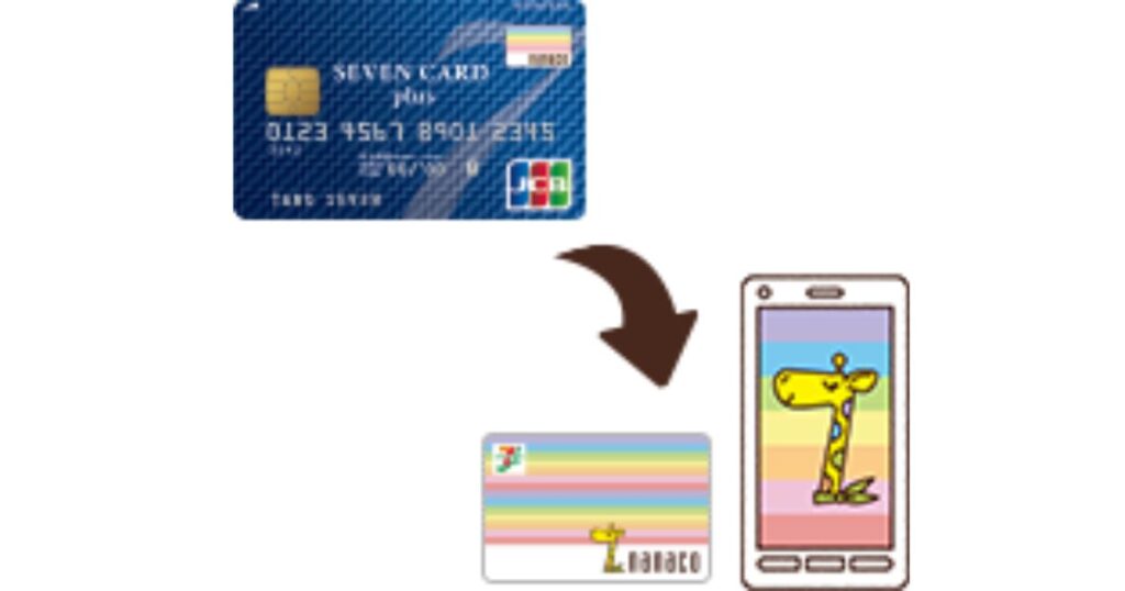 クレジットカードからnanacoにチャージ