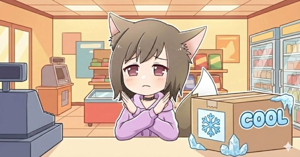 発送だけでなく、ネットショッピングなどで買ったクール便の商品をコンビニで受け取ることも基本的にはできません