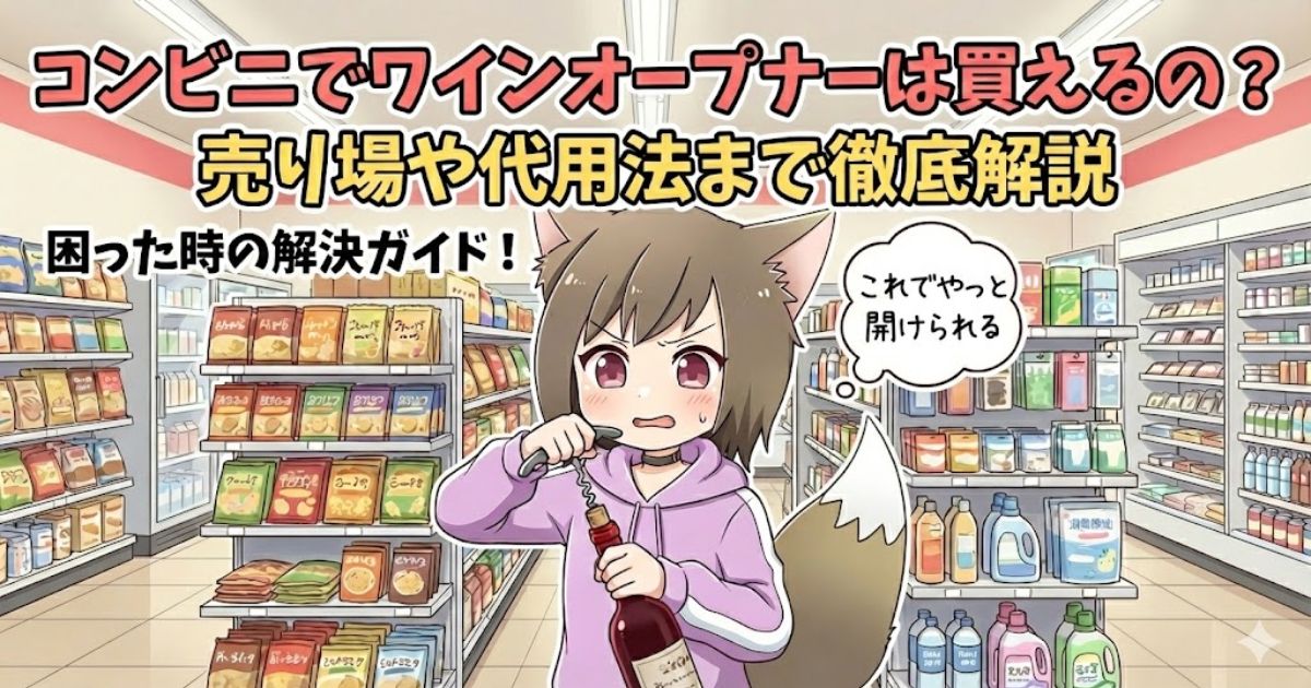 ワインを開けようとしている女性