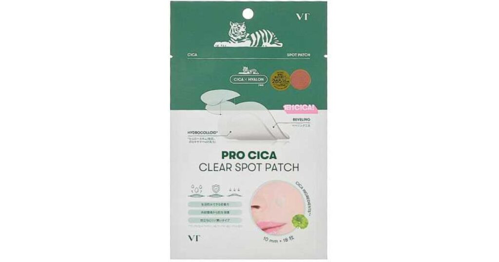 VT Cosmetics「プロシカ クリアスポットパッチ」のパッケージ