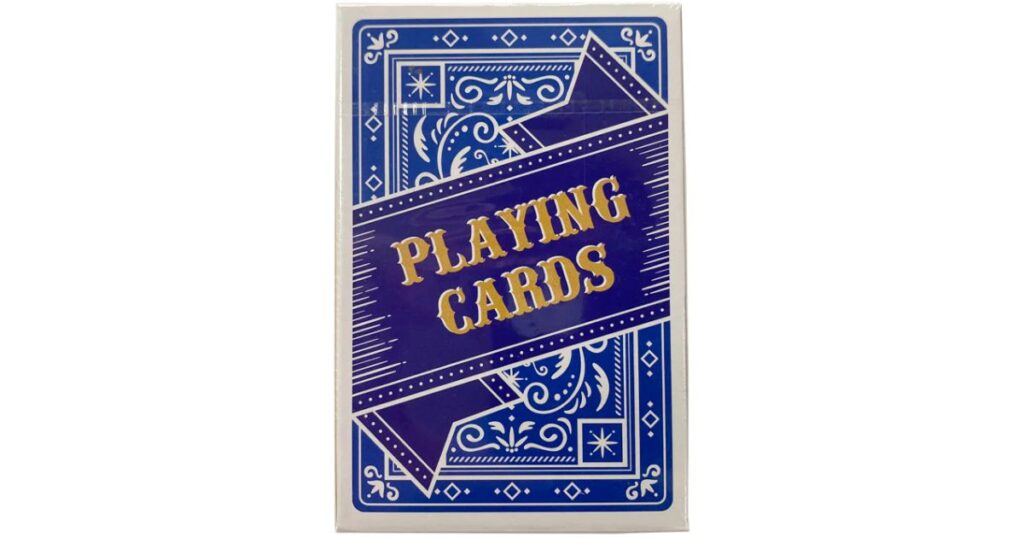 青いパッケージのトランプ(PLAYING CARDS)