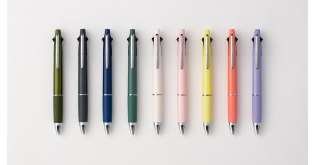 多彩なカラーラインナップが揃う、高級感のある多機能ボールペン
