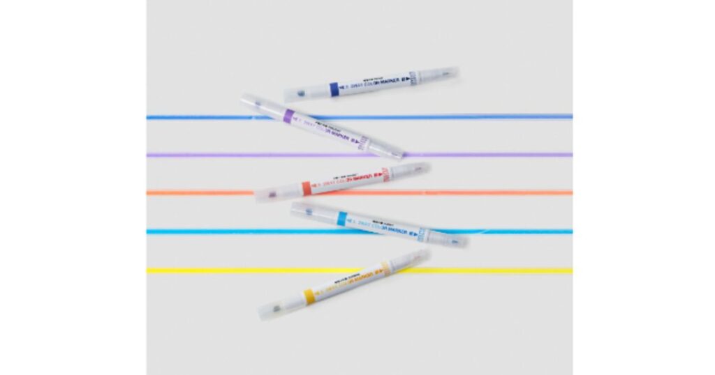 1本で2役使える、ファミリーマートの情緒的な色合いの2WAYカラーマーカー