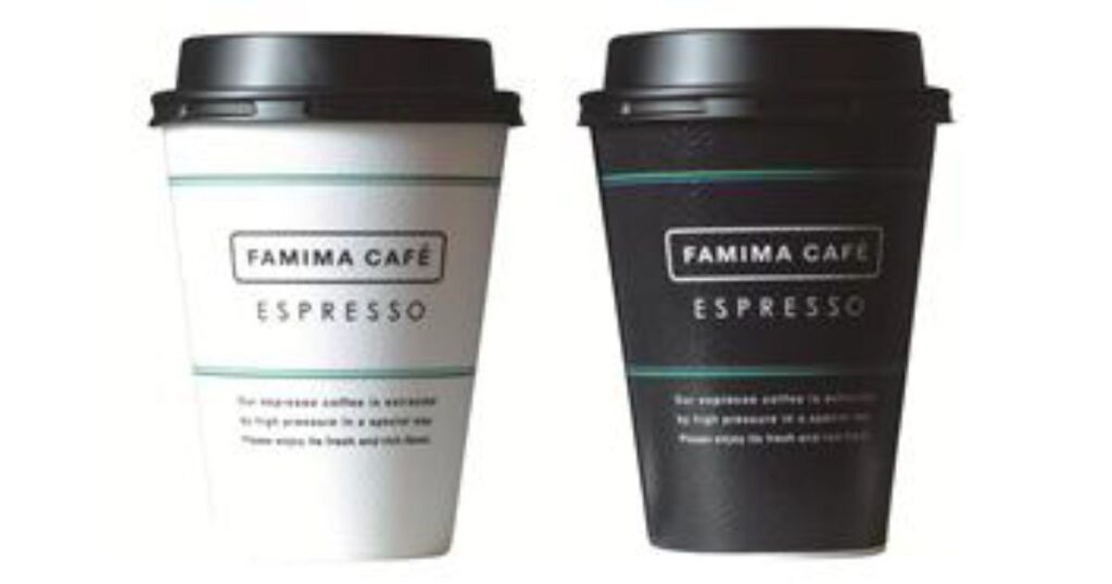 新型マシン導入でカスタマイズ性が向上したファミリーマート「ファミマカフェ」のコーヒーカップ