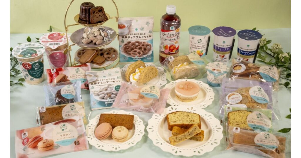 ファミリーマートの「Afternoon Tea（アフタヌーンティー）」監修の紅茶飲料や焼き菓子・スイーツの豊富なラインナップ