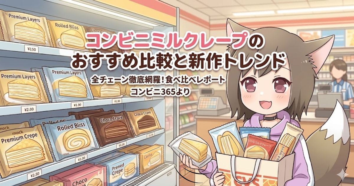 コンビニミルクレープのおすすめ比較と新作トレンドのアイキャッチ画像