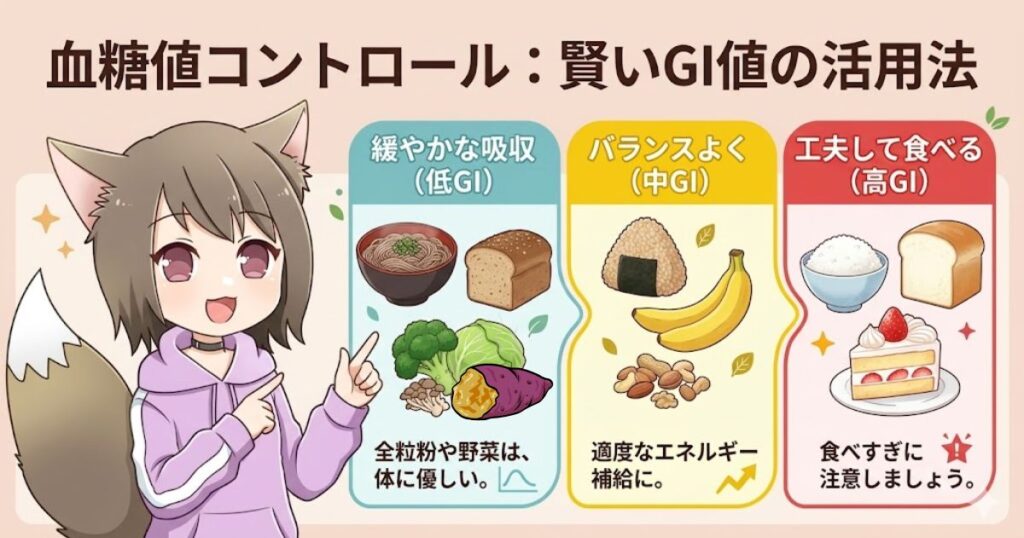低GI食品としてのさつまいもと、血糖値コントロールのための賢いGI値の活用法