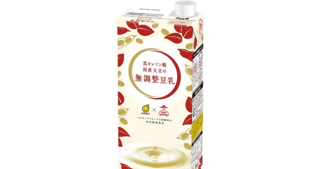 マルサンアイ「高オレイン酸国産大豆の無調整豆乳」のパッケージ写真