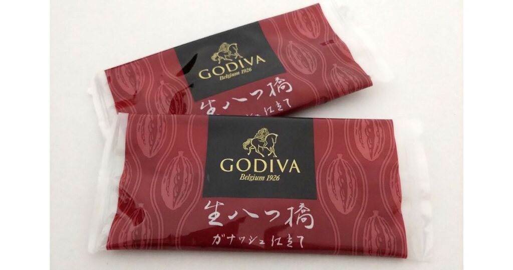 GODIVAのような世界的なブランドと餅が融合(生八つ橋)