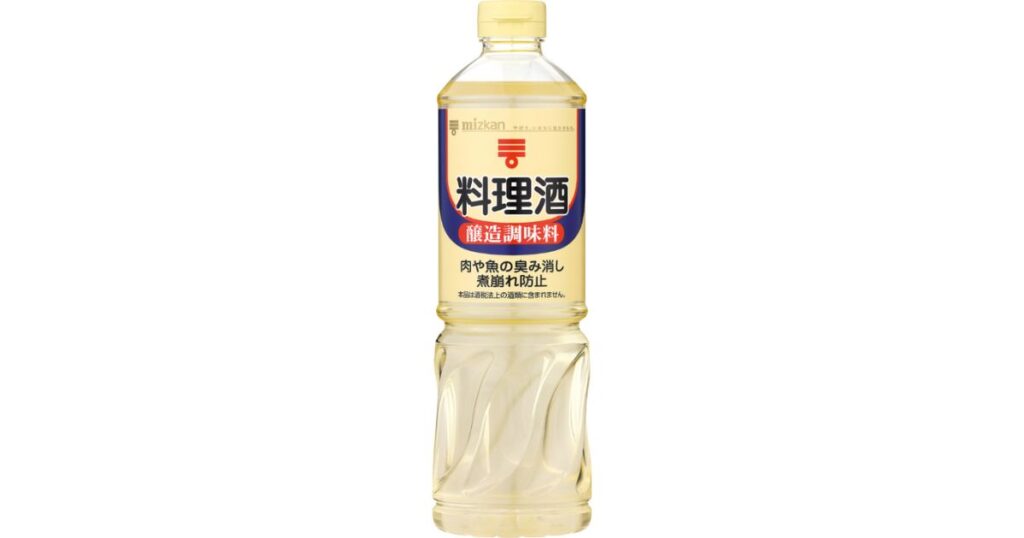ミツカン「料理酒(醸造調味料)」のペットボトル画像。